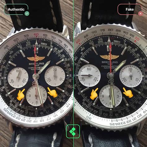 how to tell if a watch is fake breitling|breitling navitimer copy.